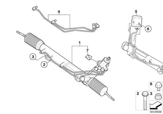 Set Tubo Zf Para Bmw E53. Original Recambios