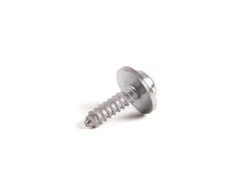 Tornillo de chapa para BMW E30, E36, E46, E92, F30N, F31, G26, E34, E39, F07, G31, F06, F12, F13, E32, E31, F91, F92, F93, G14, G15, G16, I01, F25, G01, F26, G02, F15, F85, F16, F86 (OEM 07119904714). Original BMW