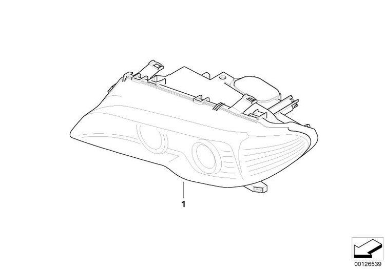 Faros Delanteros Bmw Bi-Xenon Akl Titan Para E46 Cabrio/coupe. Original Recambios