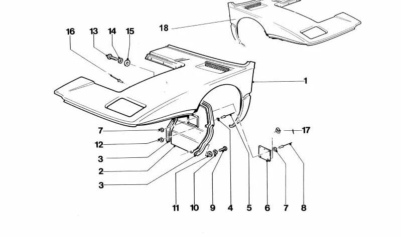 Botón de presión para BMW (OEM 41142166072). Original BMW.