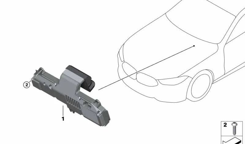 DRIVER CAMERA SYSTEM OEM 66529826316 For BMW G20, G21, G28, G80, G22, G23, G26, G82, G83, F90, G30, G31, G38, G32, G11, G12, F91, F92, F93, G14, G15, G15 , G16, G01, G08, F97, G02, F98, G05, G18, F95, G06, F96, G07. Original BMW.