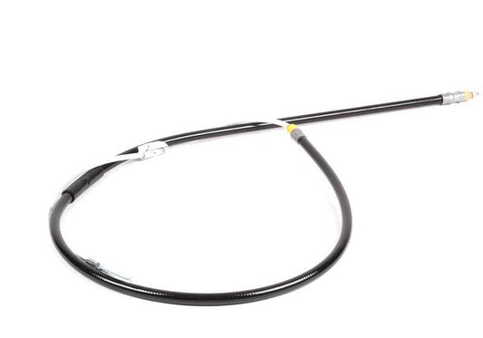 Cable de freno de mano izquierdo para BMW E46 (OEM 34411165021). Original BMW.