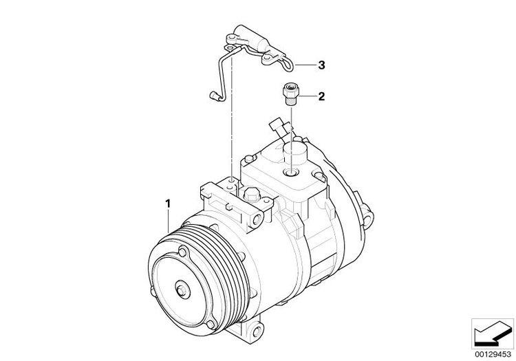 Compresor De Aire Acondicionado Rp Para Bmw E46 E83. Original Recambios