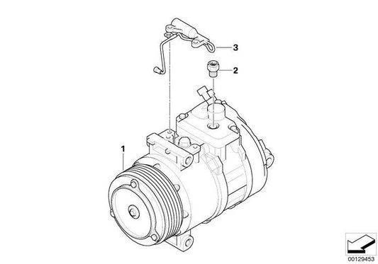 Compresor De Aire Acondicionado Rp Para Bmw E46 E83. Original Recambios