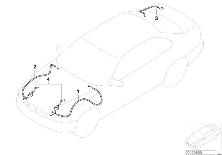 Juego De Cables Reparacion Faro Delantero Para Bmw E46. Original Recambios