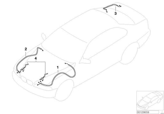 Juego De Cables Reparacion Faro Delantero Para Bmw E46. Original Recambios