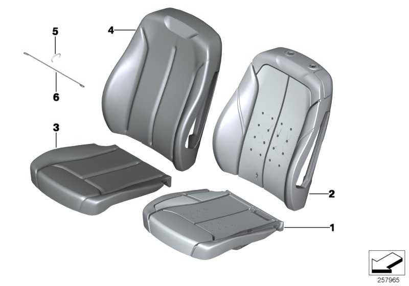 Funda Asiento Base Tela Antracita Para Bmw F20 F21 F30 F31 F34 Gran Turismo . Original Recambios