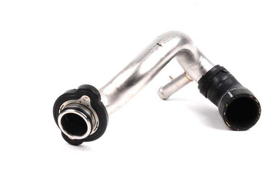 Engine feed pipe to coolant pump for BMW E81, E82, E87, E88, E90, E91, E92, E93, E60, E61, E63, E64, E65, E66, E84, E83N, E85, E86, E89 ( OEM 11537516414). Original BMW