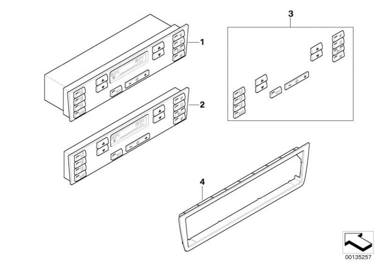 Control Automático De Aire Acondicionado Para Bmw X5 E53. Original Recambios