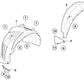 Labio De Retención Delantero Derecho Para Bmw X3 E83. Original Recambios