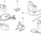 Microinterruptor Cerradura del Maletero para BMW Serie 3 E36 (OEM 61318363693). Original BMW