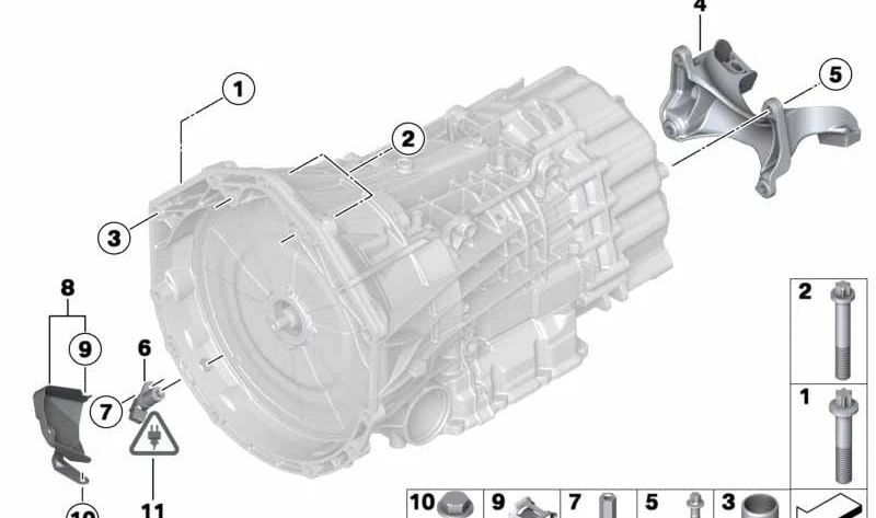 Espaciador OEM 13627840626 para BMW E90, E92, E93. Original BMW.