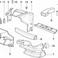 Junta izquierda para BMW Serie 8 E31 (OEM 51718118723). Original BMW