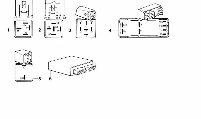 Unidad de Control de Intervalo de Limpiaparabrisas y Lavaparabrisas para BMW E30, E28, E23 (OEM 61311368198). Original BMW.