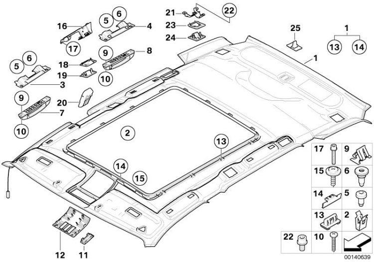 Contraplaca Lazo Suj. Red Separadora Tra Para Bmw X3 E83. Original Recambios