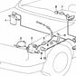 Placa de sujeción de servomotor para BMW E34, E32 (OEM 65718350969). Original BMW.