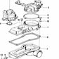 Ansaugütze para BMW Serie 3 E21, E30, Serie 5 E12, E28 (OEM 13511267133). Original BMW