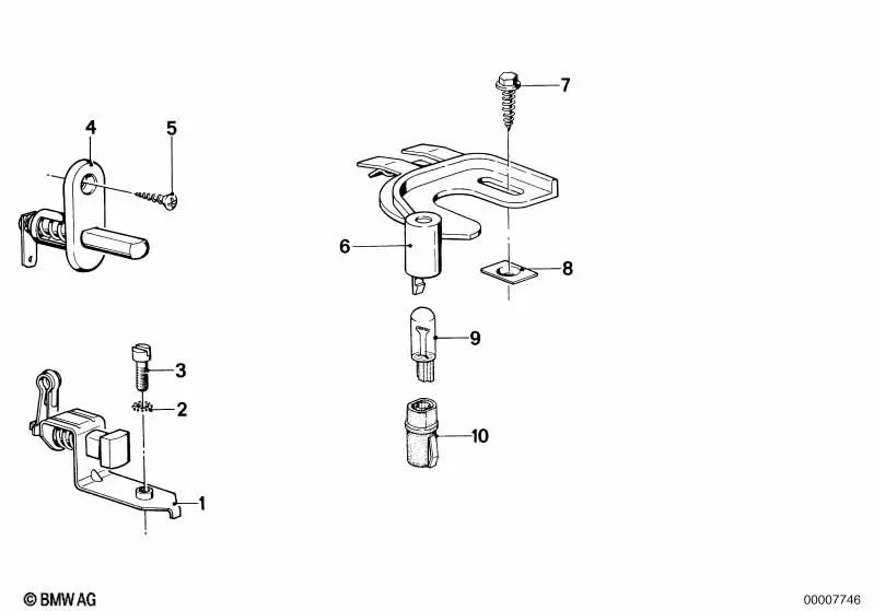 Soporte de lámpara indicador de marcha para BMW Serie 3 E21 (OEM 63311359685). Original BMW.