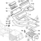 Portaobjetos Con Cortinilla En La Consola Central Para Bmw E53. Original Recambios