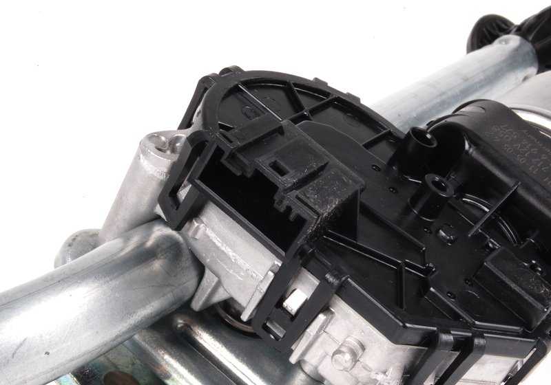 Motor y mecanismo completo del limpiaparabrisas OEM 61617071693 para BMW Serie 3 E46 (1998-2005). Original BMW.