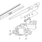 Tapa Cubierta Limpiaparabrisas Trasero Para Bmw X3 E83 Y Lci. Original Recambios