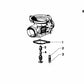 Junta de tapa de depósito de combustible OEM 13111254764 para BMW {E30, E28, E34, Z1}. Original BMW.