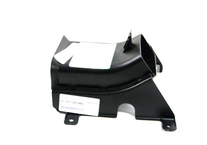 Pantalla lateral derecha del compartimento del motor para BMW Serie 5 E60, E60N, E61, E61N, Serie 6 E63, E63N, E64, E64N (OEM 51757203964). Original BMW.