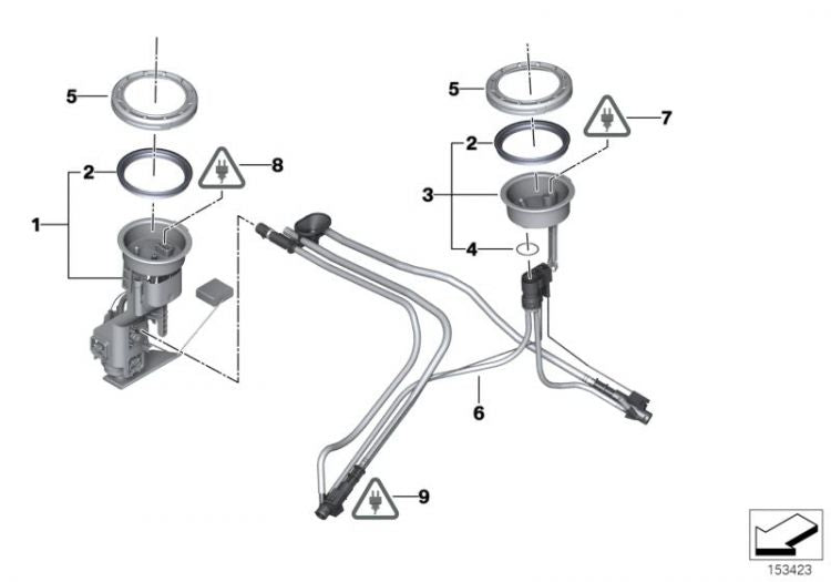 Unidad Alimentadora Derecha (Aforador) Para Bmw X5 3.0D E53. Original Recambios