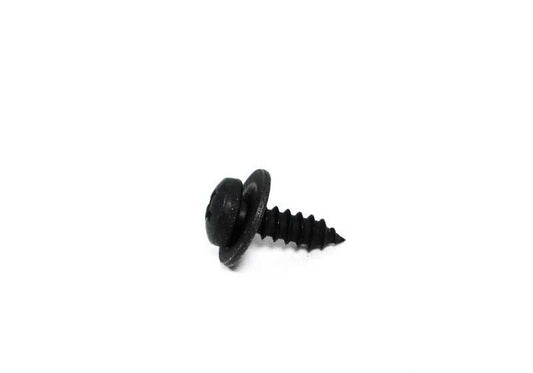 Sheet metal screw for BMW 3 Series E30, E36 5 Series E12, E28, E34, E39 6 Series E24 7 Series E23, E32, E38, E65, E66 8 Series E31 X5 E53 (OEM 07119907939). Genuine BMW