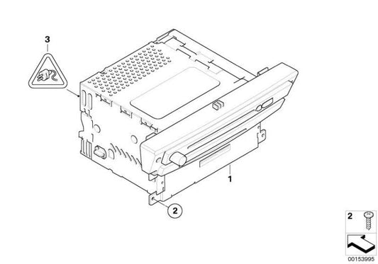 Radio Modulo Rp Reman Ccc Cd Para Bmw E6X. Original Recambios