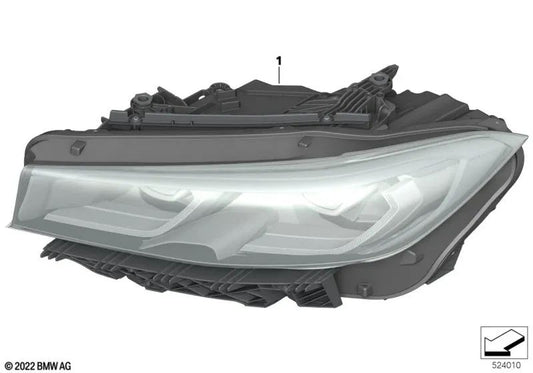 AHL LED headlights left for BMW G20N, G28N (OEM 63117886945). Original BMW.