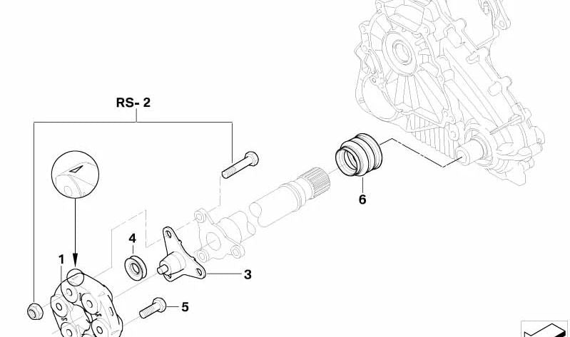 Zentrierflansch for BMW E70, E71 (OEM 26207567717). Genuine BMW