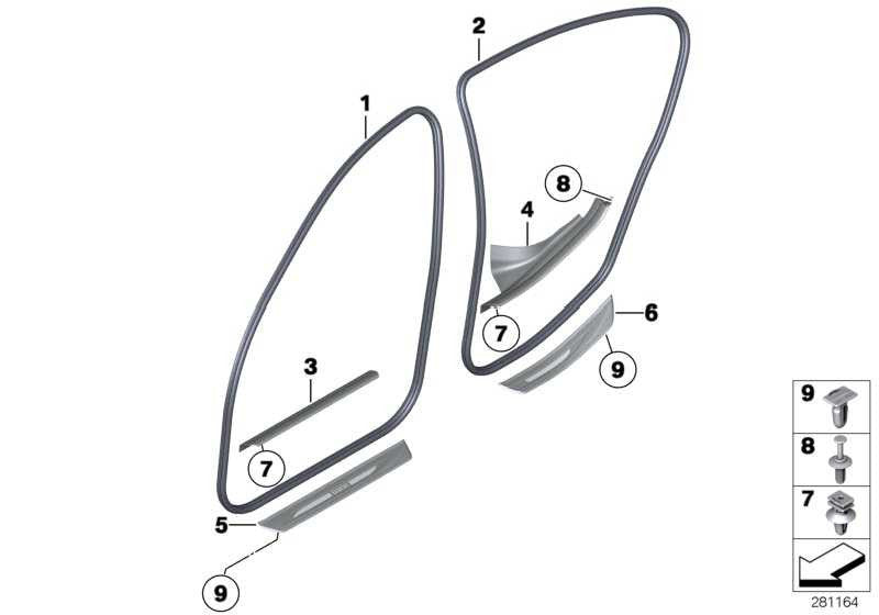 Embellecedor Moldura Entrada Puerta Delantera Logo Bmw Para F10 F11 F18 . Original Bmw. Recambios