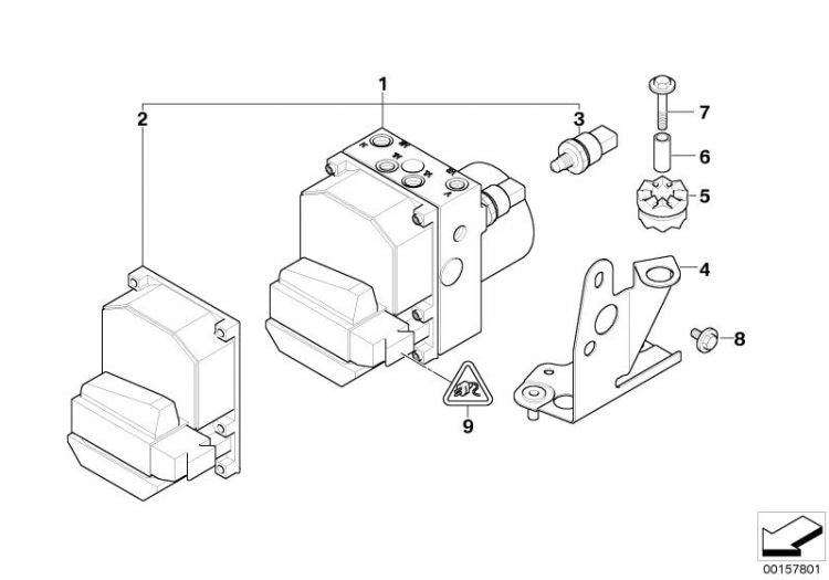 Unidad Hidráulica Rp Dsc Para Bmw E38 E39. Original Recambios