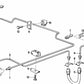 OEM 33321118526 Suporte ao braço traseiro para BMW E21, E12, E24, E23. BMW original.