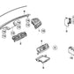 Rejilla Aire Fresco Pasajeros Traseros Para Bmw E70 E71. Original Recambios