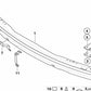 Rechte vordere Stoßstangenhalterung für BMW E83 (OEM 51113404662). Original BMW