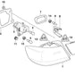 Luz Trasera En La Tapa Del Maletero Para Bmw Cabrio E93. Original Recambios