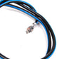 Contacto de resorte plano doble con cable para BMW Serie 1 E81, E82, E87, E88, F20, F21, Serie 3 E36, E46, E90, E91, E92, F30, F31, F34, F35, G20, G21, G80, Serie 4 F32, Serie 5 E39, E60, E61, F07, F10, F11, F18, G30, G31, G38, Serie 6 E63, E64, F06, F12,