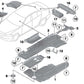 Revestimiento De Bajos Para Bmw F10 F11 . Original Recambios