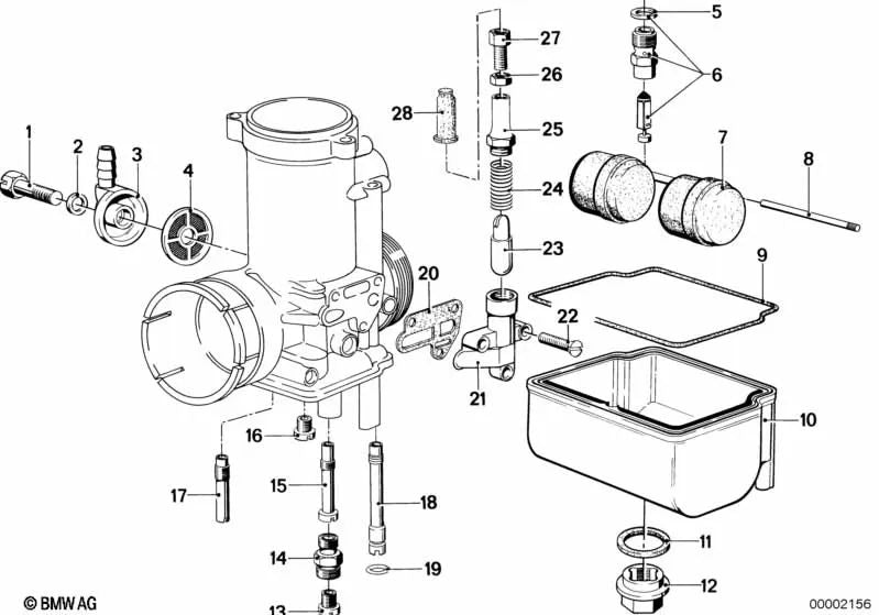 Resorte para BMW E46, F30, F80 (OEM 13111261353). Original BMW