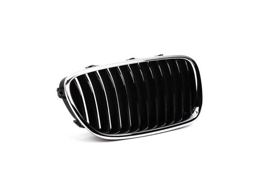 Front right decorative grille for BMW 5 Series F10 (OEM 51138054492). Original BMW.