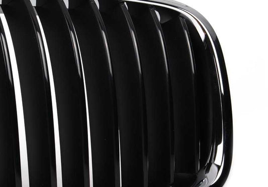 Front right decorative grille for BMW 5 Series F10 (OEM 51138054492). Original BMW.