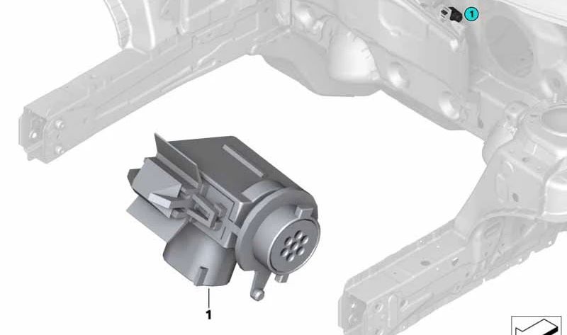 Sensor de calidad del aire AUC OEM 64119289142 para BMW F15, F85, F16, F86, i3, I01, F55, F56, F57, F54, F60. Original BMW.