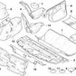 Aislamiento acústico amortiguador derecho para BMW Serie 5 E60, E60N, E61, E61N (OEM 51487074482). Original BMW