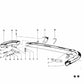 Parachoques trasero izquierdo para BMW Serie 5 E60, E61, F10 (OEM 51125470052). Original BMW.