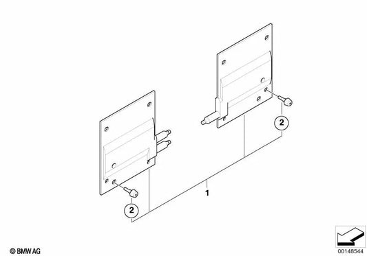 Antena para Parachoques Teléfono para BMW E65, E66 (OEM 61128036512). Original BMW.