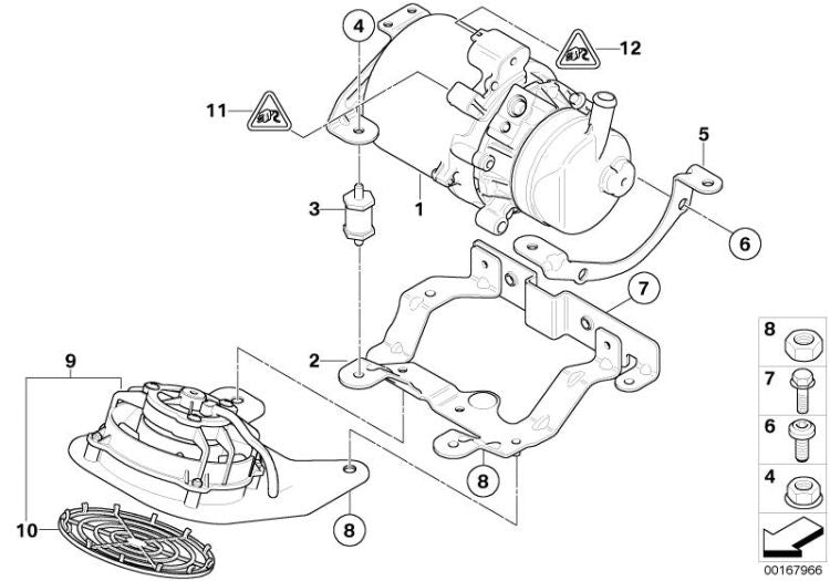 Bomba De Dirección Asistida Para Mini R50 R53 Cabrio R52 . Original Recambios