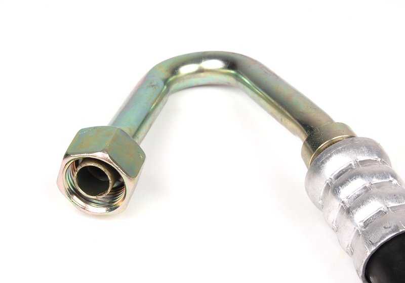 Tubería de alta presión del compresor al condensador OEM 64531375972 para BMW E28. Original BMW.