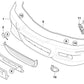 Parachoques Frontal Imprimado Delantero M3 Para Bmw Cabrio E46. Original Recambios